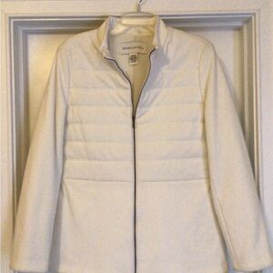 Doncaster Women's Cream Quilted Ski Jacket